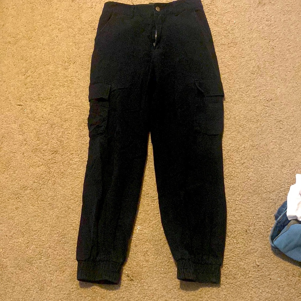 black pants